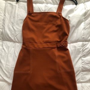 Burnt Orange Mini Dress